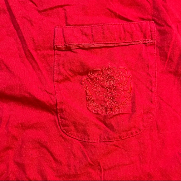 Victoria’s Secret gold label red sleep shirt size large - Picture 3 of 4